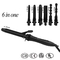 6 In One Rotating Hair Curling Iron Interchangeable Hair Steam Curling Iron