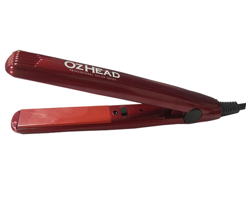 Electric Smart Red Hair Straightening Tools Adjustable Temp For Hair Styling