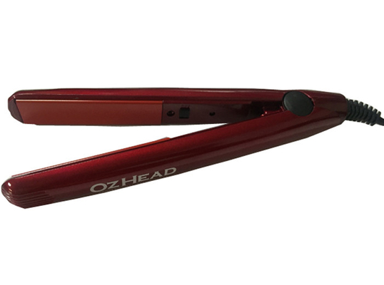 Electric Smart Red Hair Straightening Tools Adjustable Temp For Hair Styling